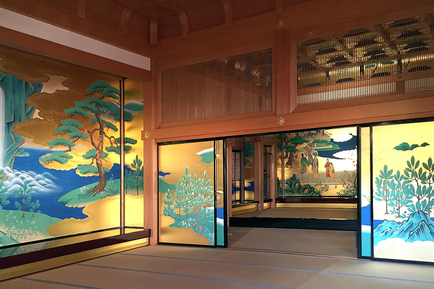 2016年熊本地震前に撮影した熊本城本殿の内装